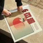 Seisui Hakutsuru Japanese Crane Art Poster