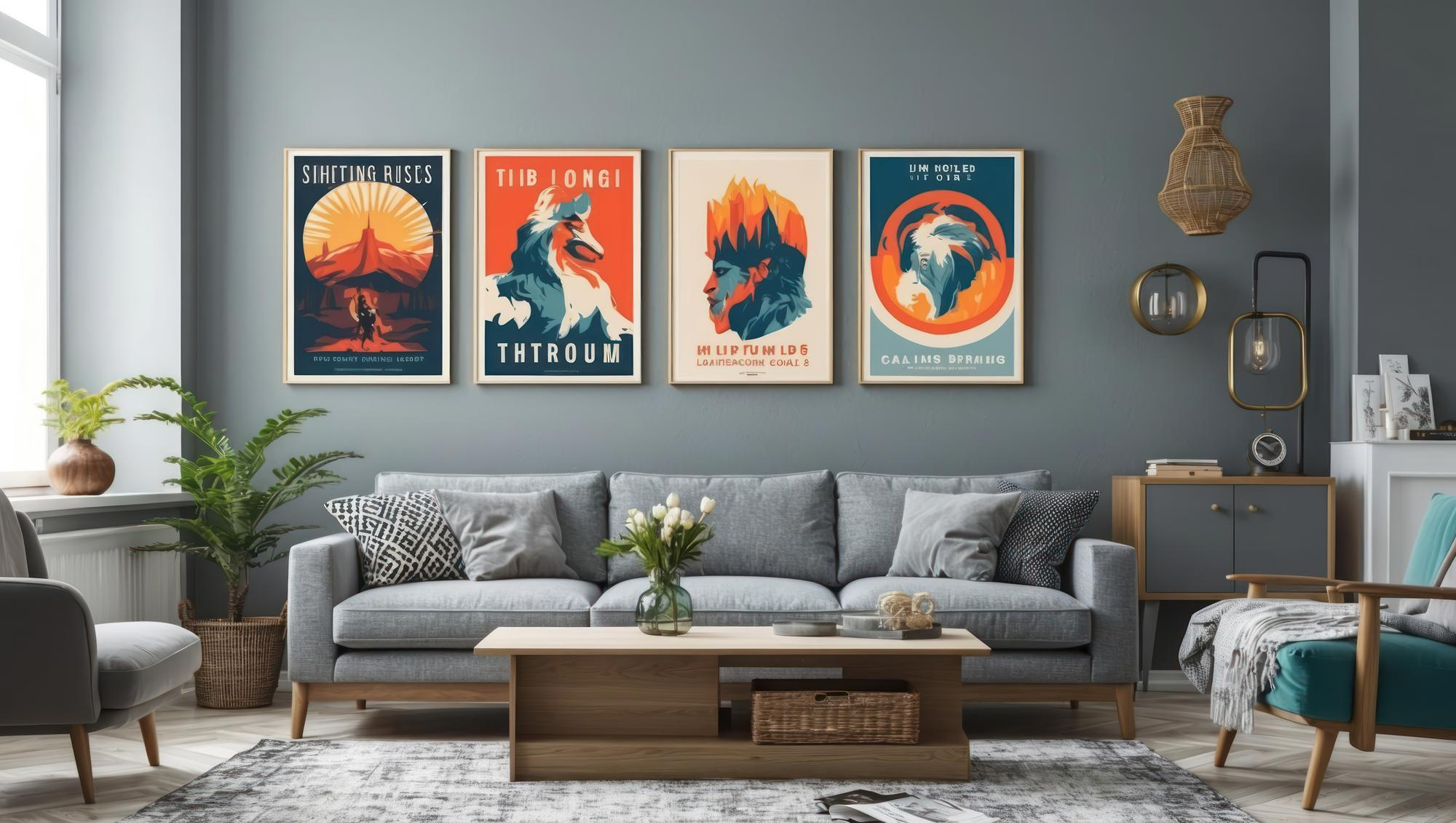 How to Match Wall Art Prints with Your Home’s Color Palette