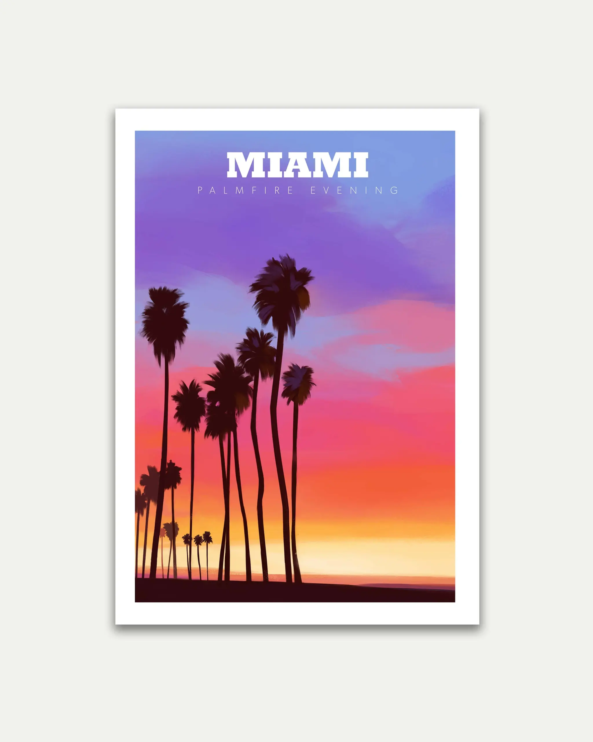 Miami Palmfire Evening
