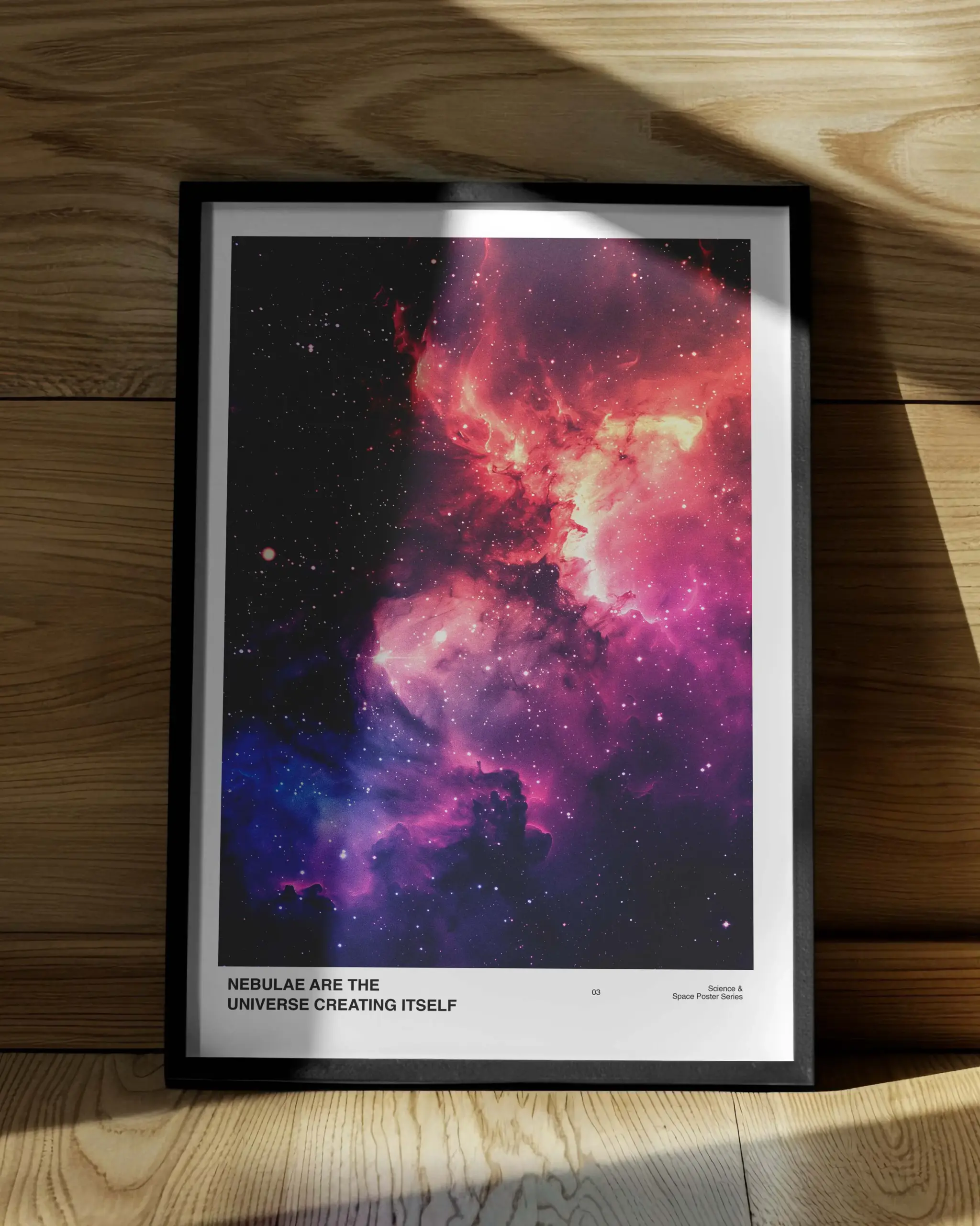 Nebula Space Poster | Cosmic Nebula Wall Art for Modern Interiors